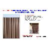 CORTINA DE PUERTA CINTA EBRO 90 X 210 MARRON-BEIG 11425