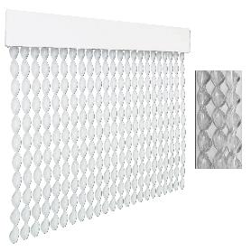 CORTINA PUERTA CORDON ESPIRAL TAMBRE 90 X 210 CRISTAL 20201D