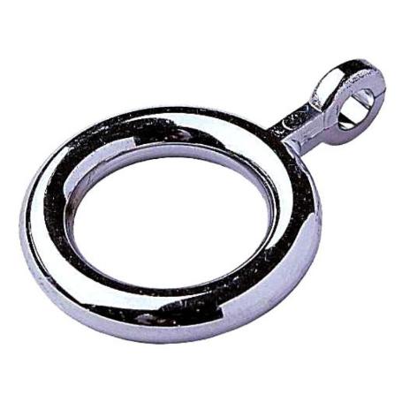 ANILLA VISILLO CON ENGANCHE 16 MM CROMO  1600401