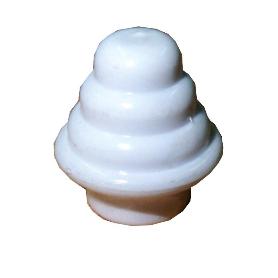 TERMINAL BARRA ARMARIO 12 MM BLANCO 1202203