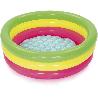PISCINAS REDONDA INFANTIL 3 ANILLOS COLORES SUMMER 70 X 24 51128