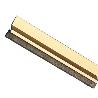 AMIG 2057 | BURLETE DE PUERTA  2 | 1000 MM | ALUMINIO | ORO