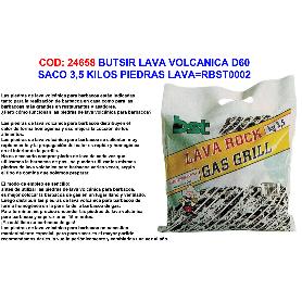 BUTSIR FINSTOCK LAVA VOLCANICA D60 SACO 3,5 K PIEDRAS  RBST0002