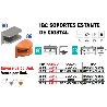IBC FINSTOCK SOPORTE ESTANTE CRISTAL REF.88.01 BLANCO (CAJA 12 UNIDADES)
