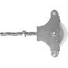AVL POLEA TENDEDERO 1 ZINC 60MM ROLDANA PLASTICO+TORNILLO HR03N