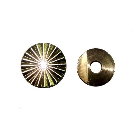 SUJETALUNAS LAPIDADO DORADO    B-N 34-18