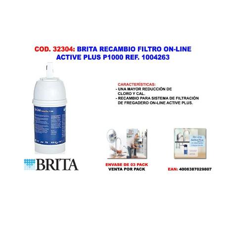 BRITA RECAMBIO FILTRO ON-LINE ACTIVE PLUS P1000 1004263