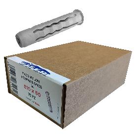 SIFER TACO NYLON SX 4 EXPANSIONES GL 10X50 CAJA 75 UND TGX1050