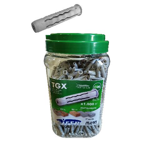 SIFER TACOS NYL SX 4 EXPANSIONES GL 6X30 BOTE 1000 U. TGX0630BP