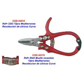 KAMIKAZE TIJERA 1 MANO 190 MM HOJA CURVA RECOLECCI CITRICOS 3293