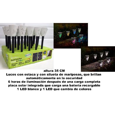 BAJA ALTUNA JARDIN BALIZA 35 CMLED BLANCO&COLORES 1011230PS