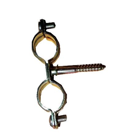 FISCHER ABRAZADERA METALICA DOBLE AMD 10-12   098844-545772 (CAJA 50 UNIDADES)