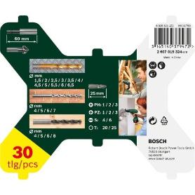 SET X-LINE CON RECUBRIMIENTO DE TIN DE 30&NBSP;UNIDADES