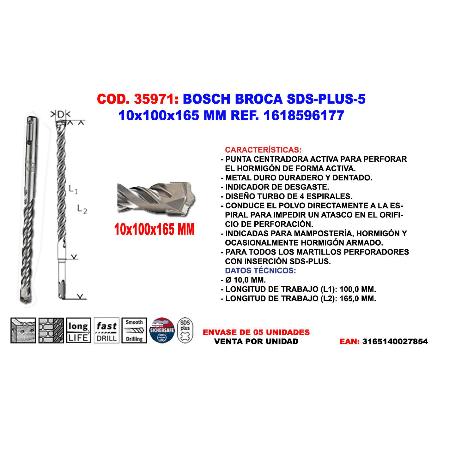 SDS PLUS-5_10 X 100 X 165
