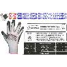 GUANTE SIFER NITRILO GRIS DOBLE CAPA NYLON T-XL10 SINIGRIS IRIS (CAJA 12 UNIDADES)