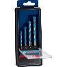 SET DE BROCAS EXPERT MULTICONSTRUCTION CYL-9 DE 4/5/6/8&NBSP;MM, 4 UNIDADES