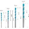 SET DE BROCAS EXPERT MULTICONSTRUCTION CYL-9 DE 4/5/6/8&NBSP;MM, 4 UNIDADES
