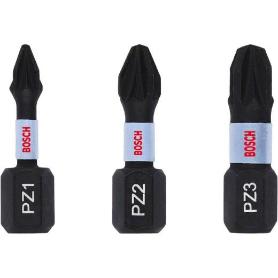PUNTA PRO PZ IMPACT, PZ1 X 25, PZ2 X 25, PZ3 X 25&NBSP;MM, 3 UDS.