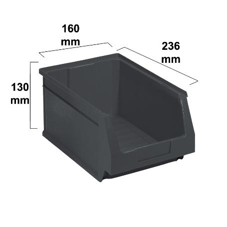 Tayg gaveta apilable industrial gris nº52