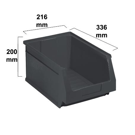 Tayg gaveta apilable industrial gris nº55 336x216