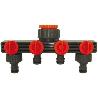 PLUVIA ADAPTADOR TOMA GRIFO MANGUERA 4 VIAS 1-2 X6Y