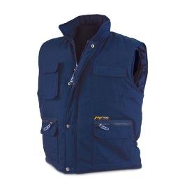 ROPA FINSTOCK ABRIGO CHALECO AZUL MULTIBOLSILLO XL 288VMA POLIES