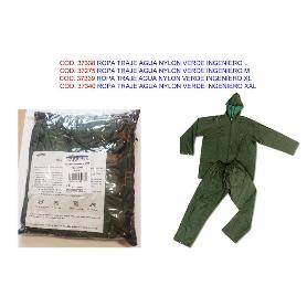 SIFER TRAJE AGUA NYLON VERDE INGENIERO XXL 980 GR