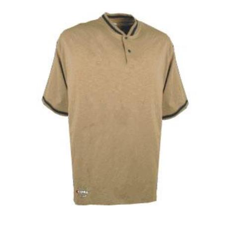 ROPA FINSTOCK POLO MALAGA CORTA BEIG T-  M V087