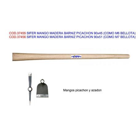 SIFER MANGO MADERA BARNIZ PICACHON 900X45 (COMO M6 BELLOTA)