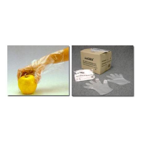 GUANTE DESHECHABLE TRANSPARENT ALIMENTARIO CAJA 100 U GPM.133.00