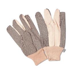 MARCA GUANTE ALGODON MULTIUSO PUNTOS PVC AGARRE T-UNICA 688-GBL (CAJA 12 UNIDADES)