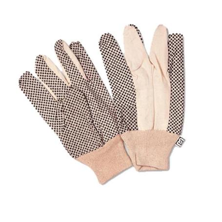 MARCA GUANTE ALGODON MULTIUSO PUNTOS PVC AGARRE T-UNICA 688-GBL (CAJA 12 UNIDADES)