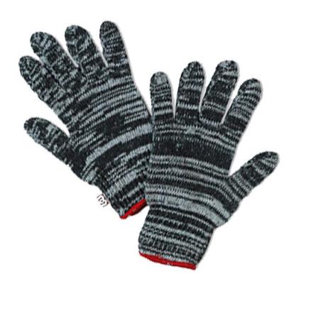 MARCA GUANTE ALGODON-POLIESTER GRIS PUÑO ELASTICO T-UNICA 688PGG (CAJA 12 UNIDADES)