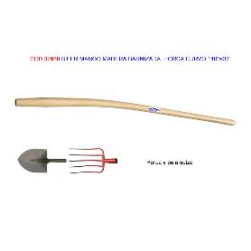 SIFER MANGO MADERA BARNIZ HORCA CURVO 1400X37