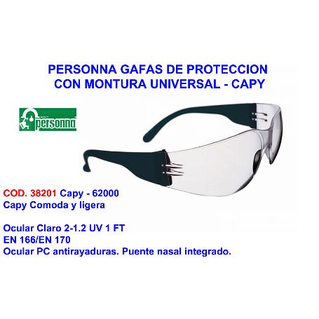 PERSONNA GAFAS 6200 (6270) CAPY  OCULAR CLARO 2-1.2 UV 1 FT