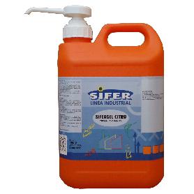 SIFER GEL CITRO CREMA LAVAMANOS MICROESFERAS 5 LITROS  SI2122-5