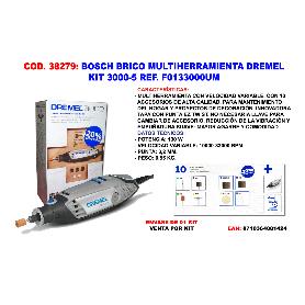 BOSCH BRICO.MULTIHERRAMIENTA DREMEL KIT 3000-5 F0133000UM