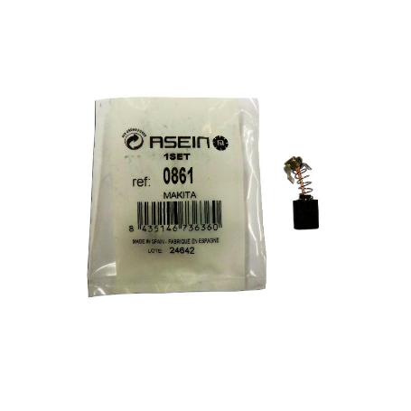 ESCOBILLAS MAKITA CB-419 MARTILLO HR2410  6.0X9.0X11.0 0861J