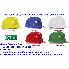 SIFER CASCO OBRA HOMOLOGADO 5810 BL-BLANCO