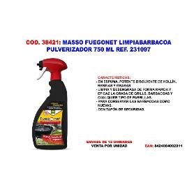 MASSO FUEGONET LIMPIABARBACOA PULVERIZADOR 750ML 231097