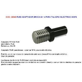 RUBI ADAPTADOR TALADRO M-14 DE BROCA DIAMANTE DRYGRES 05976
