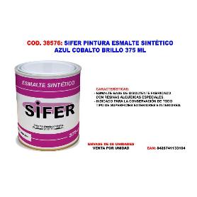 SIFER FINST PINTURA ESMALTE SINTETICO AZUL COBALTO BRILLO 375 ML