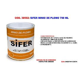 SIFER MINIO DE PLOMO 750 ML