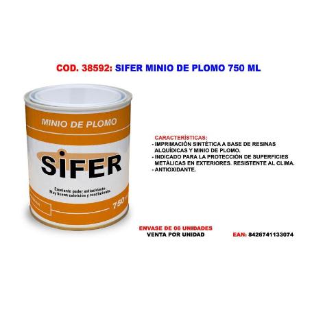 SIFER MINIO DE PLOMO 750 ML