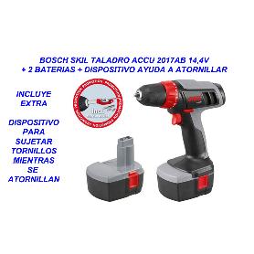 BAJA BOSCH SKIL TALADRO ACCU 2017AB 14,4V+2 BATERIA+ ATORNILLADO