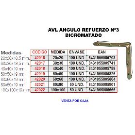 AVL ANGULO REFUERZO BICROMATADO 3   30X  30