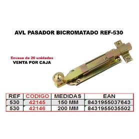 AVL PASADOR 530 BICROMATADO 150 MM (CAJA 10 UNIDADES)