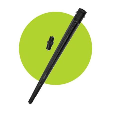 RIEGO GRANEL PIQUETA SIMPLE 14 CM CON ADAPTADOR 1125