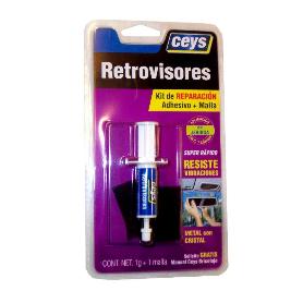CEYS RETROVISORES KIT ADHESIVO EN JERINGA 1 GR+MALLA BL. 501020