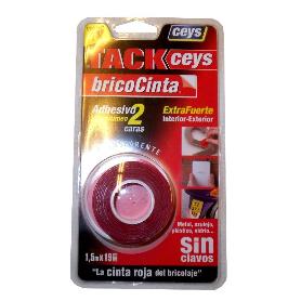 CEYS CINTA DOBLE CARA TRANSPARENTE 1,5 MX19 MM EXTRAFUERT 507519